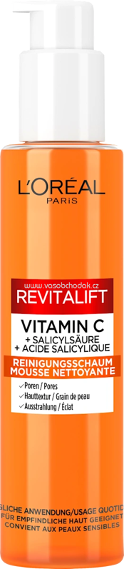 L'ORÉAL PARiS REVITALIFT Reinigungsschaum Revitalift Clinical Vitamin C, 150 ml