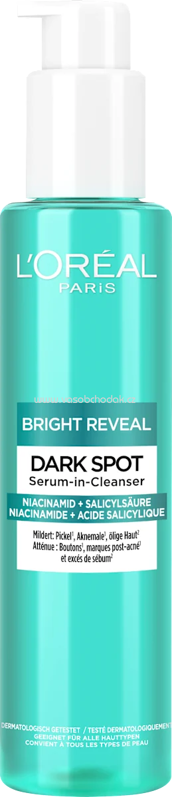 L'ORÉAL PARiS REVITALIFT Serum in Cleanser Bright Reveal Niacinamid+Salicylsäure, 150 ml L'ORÉAL PARiS REVITALIFT Serum in Cleanser Bright Reveal Niacinamid+Salicylsäure, 150 ml