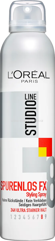 L'ORÉAL PARiS STUDIO LINE Haarspray Spurenlos FX, ultra starker Halt, 250 ml