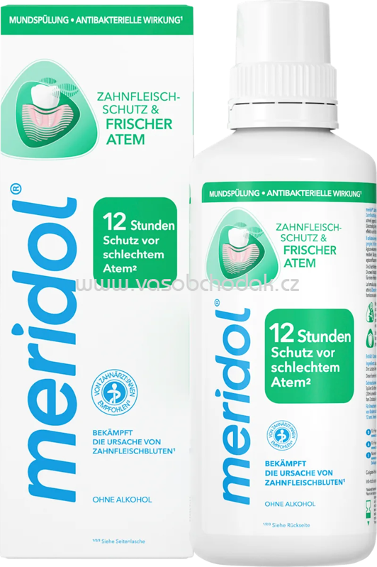 meridol Mundspülung Zahnfleischschutz & frischer Atem, 400 ml meridol Mundspülung Zahnfleischschutz & frischer Atem, 400 ml