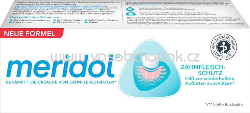 meridol Zahnpasta Zahnfleischschutz, 20 ml