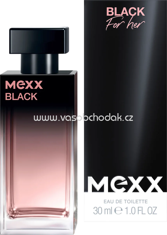 Mexx Black Woman Eau de Toilette, 30 ml Mexx Black Woman Eau de Toilette, 30 ml