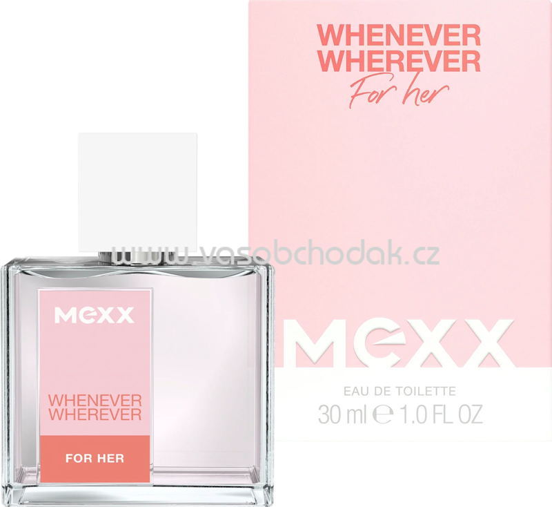 Mexx Whenever Wherever Woman Eau de Toilette, 30 ml Mexx Whenever Wherever Woman Eau de Toilette, 30 ml