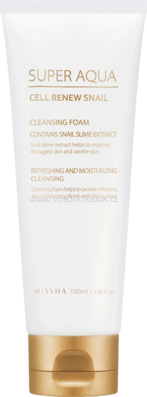 MISSHA Reinigungsschaum Super Aqua Cell Renew Snail, 100 ml