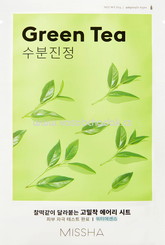 MISSHA Tuchmaske Airy Fit Green Tea, 1 St