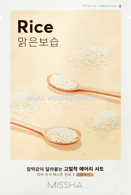 MISSHA Tuchmaske Airy Fit Rice, 1 St