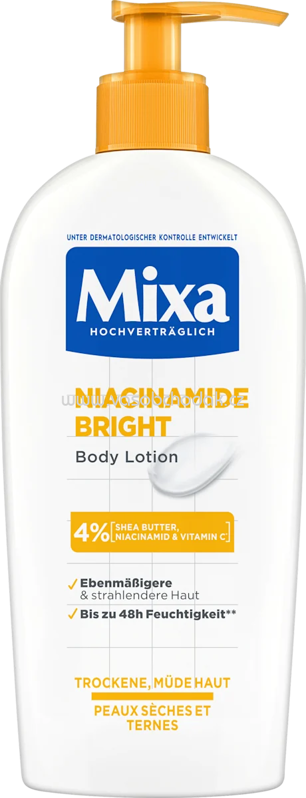 Mixa Bodylotion Niacinamide Bright, 250 ml Mixa Bodylotion Niacinamide Bright, 250 ml