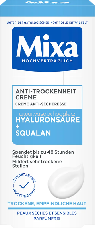 Mixa Gesichtscreme Anti-Trockenheit, Hyaluron, 50 ml Mixa Gesichtscreme Anti-Trockenheit, Hyaluron, 50 ml