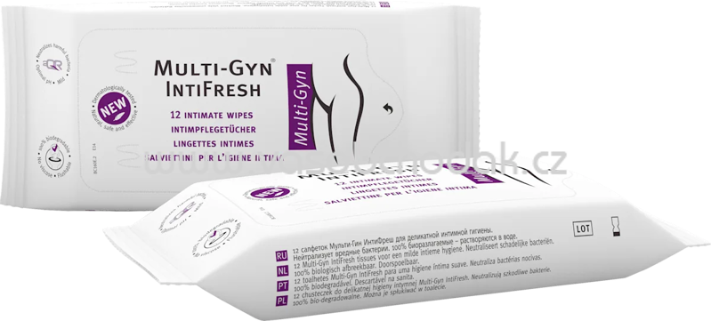 Multi-Gyn Intimpflegetücher IntiFresh, 12 St Multi-Gyn Intimpflegetücher IntiFresh, 12 St