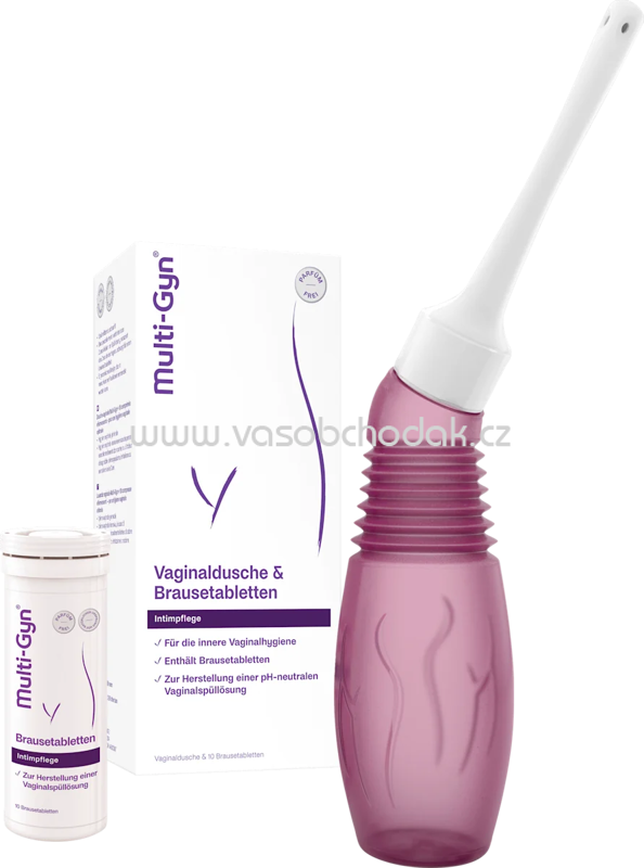 Multi-Gyn Vaginaldusche + Brausetabletten 1St, 1 St Multi-Gyn Vaginaldusche + Brausetabletten 1St, 1 St