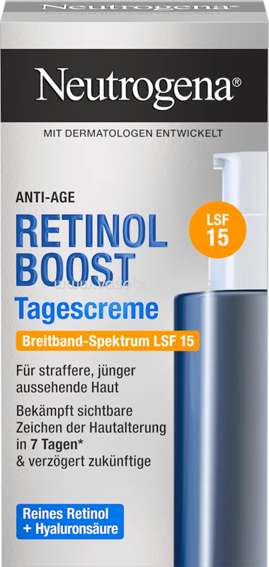 Neutrogena Anti Age Gesichtscreme Retinol Boost LSF 15, 50 ml Neutrogena Anti Age Gesichtscreme Retinol Boost LSF 15, 50 ml