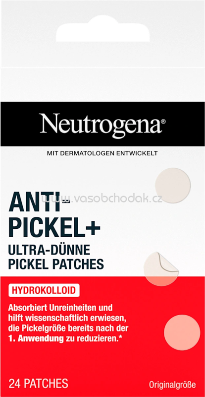 Neutrogena Anti Pickel Patches Hydrokolloid, 24 St Neutrogena Anti Pickel Patches Hydrokolloid, 24 St