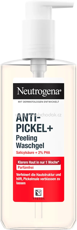 Neutrogena Anti Pickel Peeling Cleanser AHA/PHA/BHA, 200 ml Neutrogena Anti Pickel Peeling Cleanser AHA/PHA/BHA, 200 ml