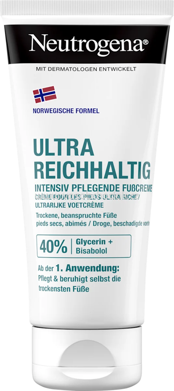 Neutrogena Fußcreme mit 40% Glycerin, ultra reichhaltig trockene Haut, 100 ml Neutrogena Fußcreme mit 40% Glycerin, ultra reichhaltig trockene Haut, 100 ml