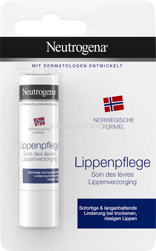Neutrogena Lippenpflege Norwegische Formel, 4,8 g Neutrogena Lippenpflege Norwegische Formel, 4,8 g