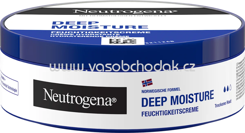 Neutrogena Pflegecreme Deep Moisture, 200 ml Neutrogena Pflegecreme Deep Moisture, 200 ml