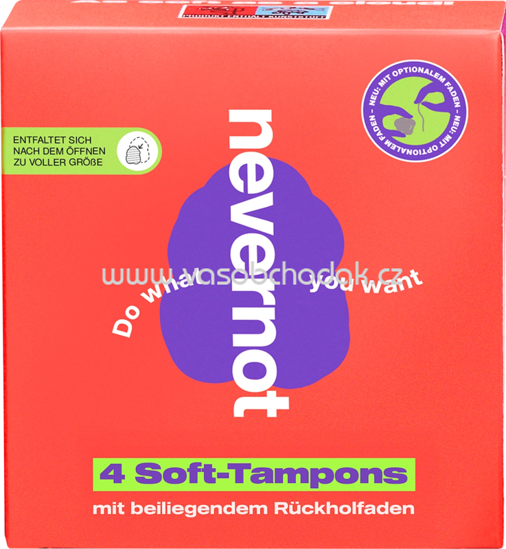 nevernot Soft-Tampons, 4 St nevernot Soft-Tampons, 4 St