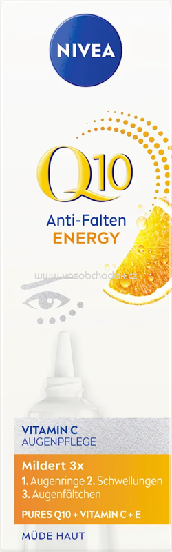 NIVEA Anti Falten Augencreme Q10 Energy, 15 ml NIVEA Anti Falten Augencreme Q10 Energy, 15 ml