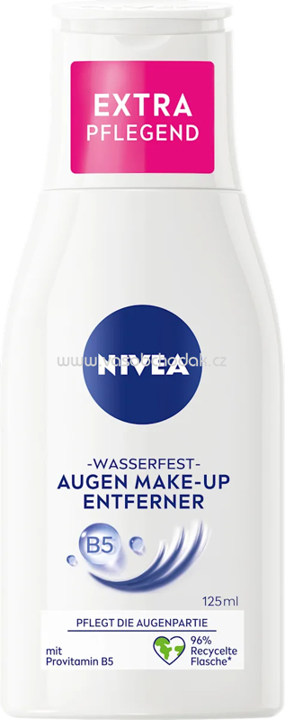 NIVEA Augen Make-up Entferner wasserfest, 125 ml NIVEA Augen Make-up Entferner wasserfest, 125 ml