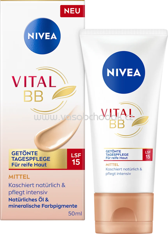 NIVEA BB Cream Vital LSF 15, 50 ml NIVEA BB Cream Vital LSF 15, 50 ml