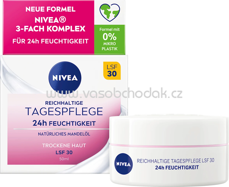 NIVEA Gesichtscreme Essentials trockene Haut LSF 30, 50 ml NIVEA Gesichtscreme Essentials trockene Haut LSF 30, 50 ml
