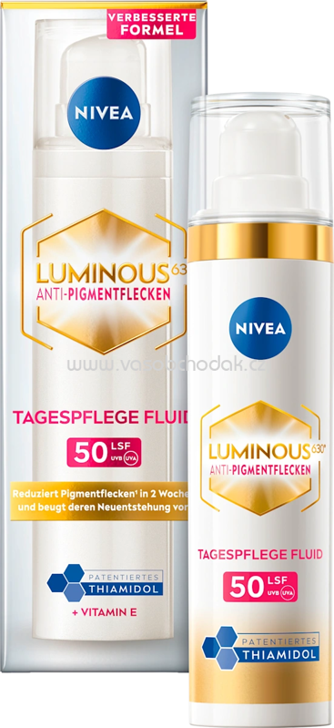 NIVEA Gesichtsfluid Cellular Luminous 630 Anti Pigmentflecken LSF 50, 40 ml NIVEA Gesichtsfluid Cellular Luminous 630 Anti Pigmentflecken LSF 50, 40 ml
