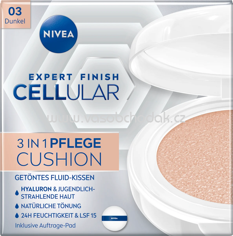 NIVEA Gesichtsfluid getönt 3in1 Hyaluron Cellular Filler Dunkel LSF 15, 15 g NIVEA Gesichtsfluid getönt 3in1 Hyaluron Cellular Filler Dunkel LSF 15, 15 g