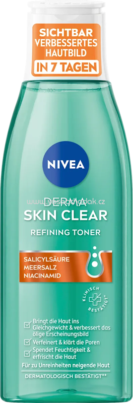NIVEA Gesichtswasser Derma Skin Clear, 200 ml