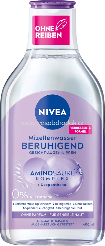 NIVEA Mizellenwasser beruhigend, 400 ml NIVEA Mizellenwasser beruhigend, 400 ml