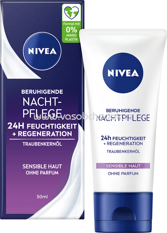 NIVEA Nachtcreme Essentials sensible Haut, 50 ml NIVEA Nachtcreme Essentials sensible Haut, 50 ml
