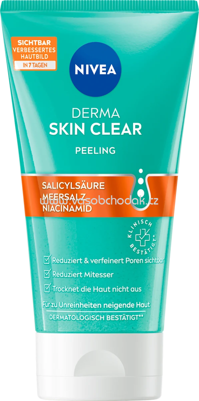 NIVEA Peeling Derma Skin Clear, 150 ml