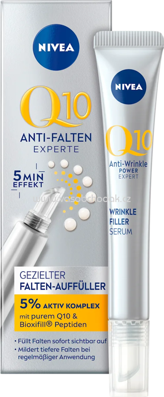 NIVEA Serum Anti Falten Experte Q10 gezielter Falten-Auffüller, 15 ml NIVEA Serum Anti Falten Experte Q10 gezielter Falten-Auffüller, 15 ml