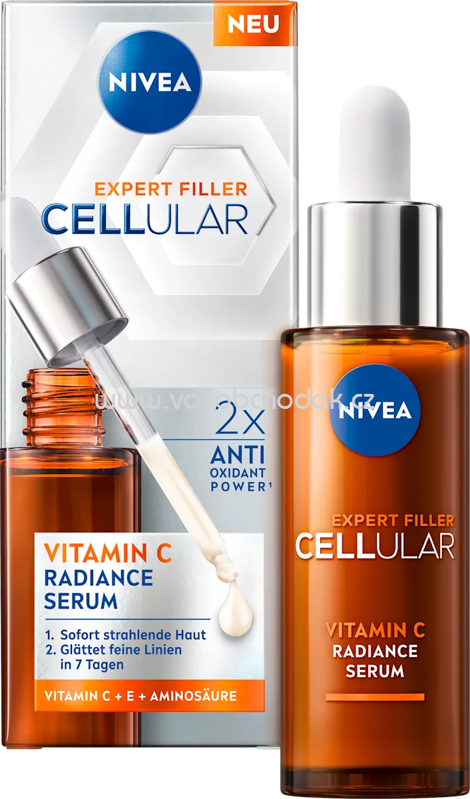 NIVEA Serum Cellular Vitamin C Radiance, 30 ml NIVEA Serum Cellular Vitamin C Radiance, 30 ml