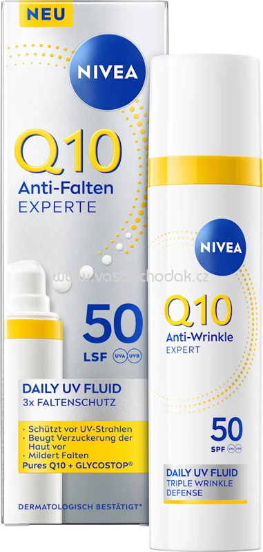 NIVEA Tagespflegefluid Q10 UV LSF 50, 40 ml NIVEA Tagespflegefluid Q10 UV LSF 50, 40 ml