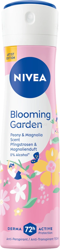 NIVEA Antitranspirant Deospray Blooming Garden, 150 ml