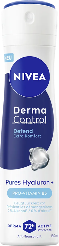 NIVEA Antitranspirant Deospray Derma Control Defend, 150 ml