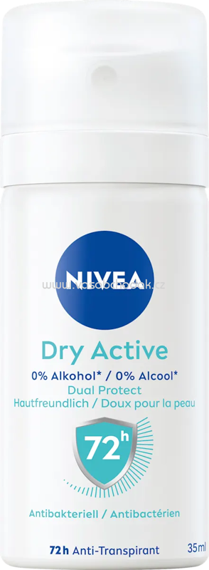 NIVEA Antitranspirant Deospray Dry Active, Reisegröße, 35 ml NIVEA Antitranspirant Deospray Dry Active, Reisegröße, 35 ml