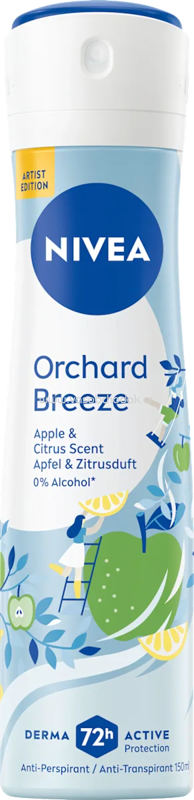 NIVEA Antitranspirant Deospray Orchard Breeze, 150 ml NIVEA Antitranspirant Deospray Orchard Breeze, 150 ml