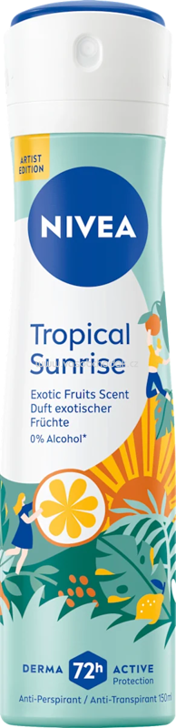 NIVEA Antitranspirant Deospray Tropical Sunrise, 150 ml NIVEA Antitranspirant Deospray Tropical Sunrise, 150 ml