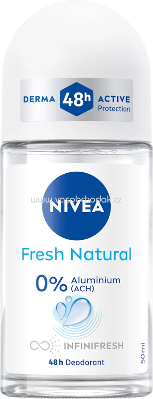 NIVEA Deo Roll-on Fresh Natural, 50 ml