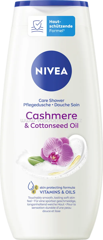 NIVEA Pflegedusche Cashmere & Cottonseed Oil, 250 ml NIVEA Pflegedusche Cashmere & Cottonseed Oil, 250 ml