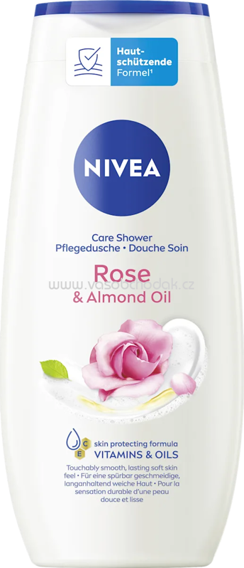 NIVEA Pflegedusche Rose & Almond Oil, 250 ml NIVEA Pflegedusche Rose & Almond Oil, 250 ml