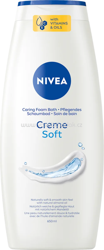 NIVEA Schaumbad Creme Soft, 650 ml