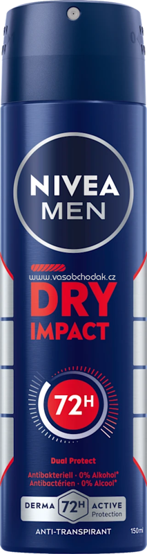 NIVEA MEN Antitranspirant Deospray Dry Impact, 150 ml NIVEA MEN Antitranspirant Deospray Dry Impact, 150 ml