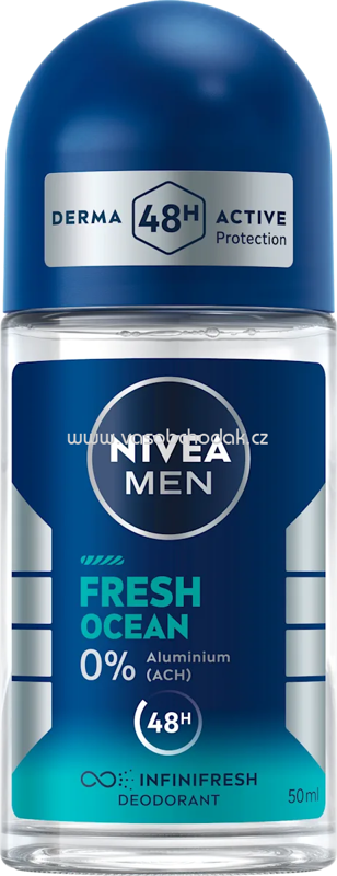 NIVEA MEN Deo Roll-on Fresh Ocean, 50 ml NIVEA MEN Deo Roll-on Fresh Ocean, 50 ml
