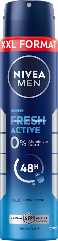 NIVEA MEN Deospray Fresh Active, 250 ml NIVEA MEN Deospray Fresh Active, 250 ml
