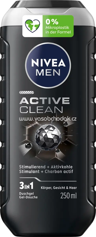 NIVEA MEN Duschgel Active Clean, 250 ml NIVEA MEN Duschgel Active Clean, 250 ml