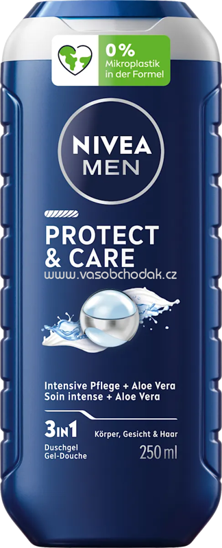 NIVEA MEN Duschgel Protect & Care 3in1, 250 ml NIVEA MEN Duschgel Protect & Care 3in1, 250 ml