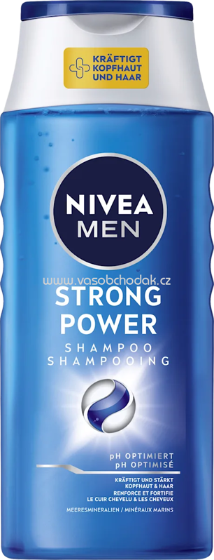NIVEA MEN Shampoo Strong Power, 250 ml NIVEA MEN Shampoo Strong Power, 250 ml