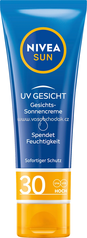 NIVEA SUN Sonnencreme Gesicht, Schutz & Pflege, LSF 30, 50 ml NIVEA SUN Sonnencreme Gesicht, Schutz & Pflege, LSF 30, 50 ml